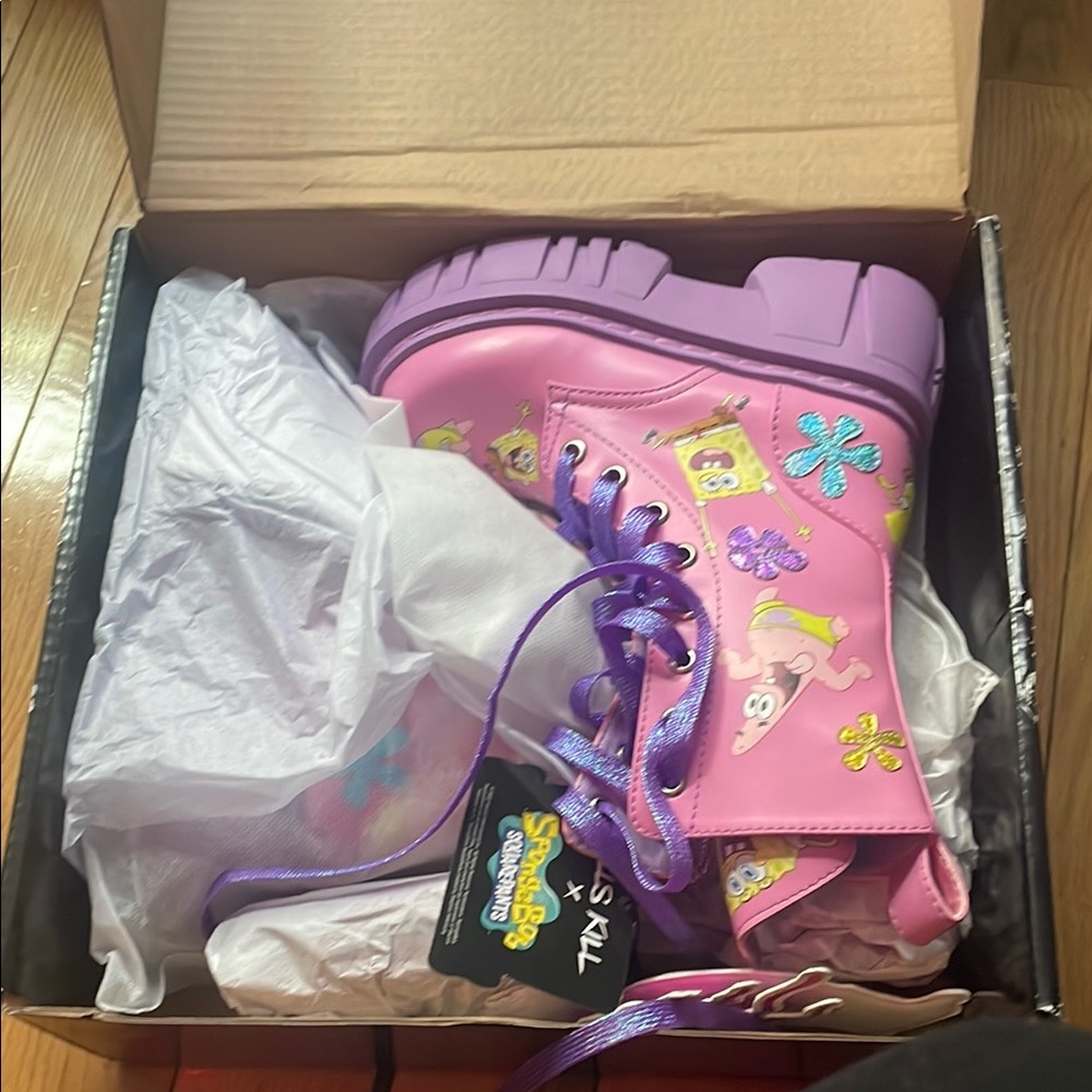 Dolls Kill Pink Platform Boots